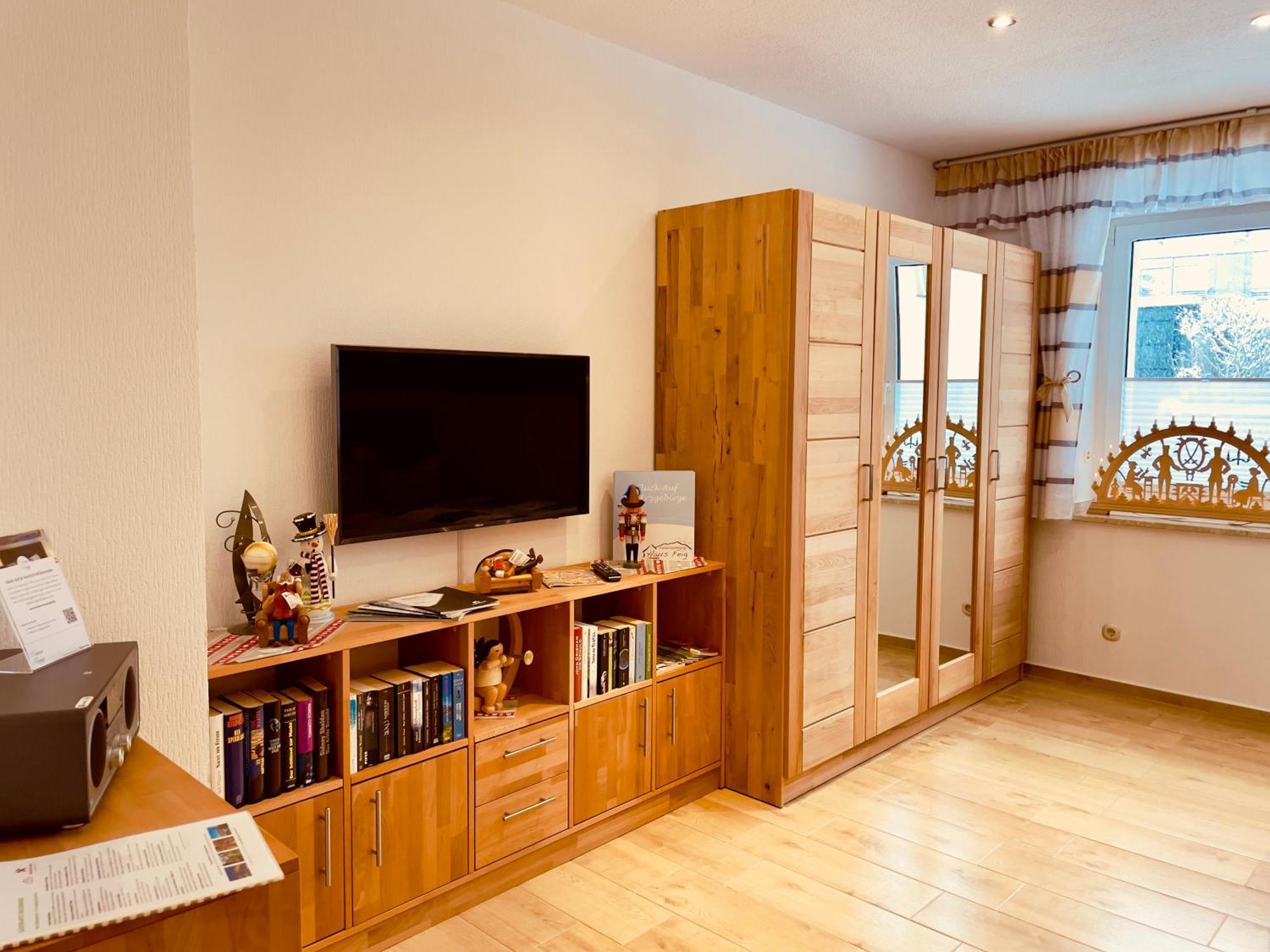 Ferienwohnung Haus Feig Geyer Buitenkant foto